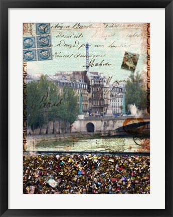 Framed Locks Of Love Print