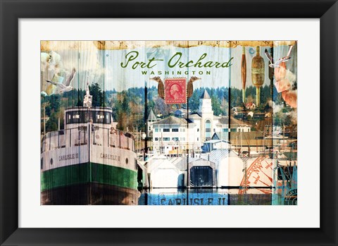 Framed Taste Of Port Orchard Print