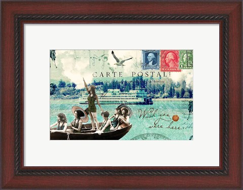 Framed Wish You Were Here - Port Orchard Print