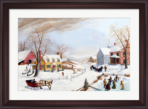 Framed Country Calling Print