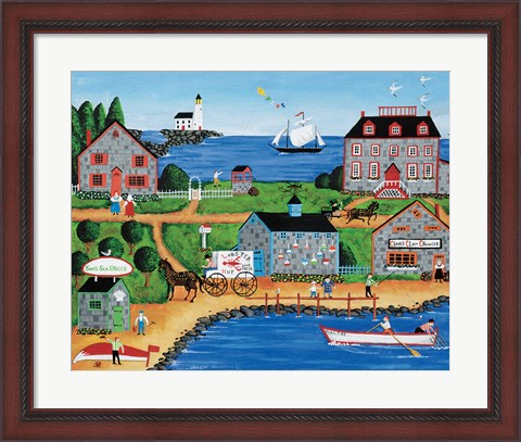 Framed Clair&#39;s Cove Print