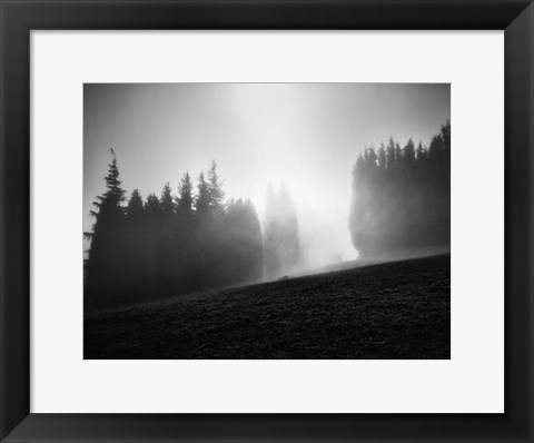 Framed Misty Weather III Print