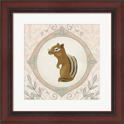 Framed Forest Cameo II Print