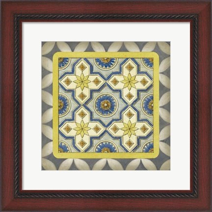 Framed Classic Tile I Print