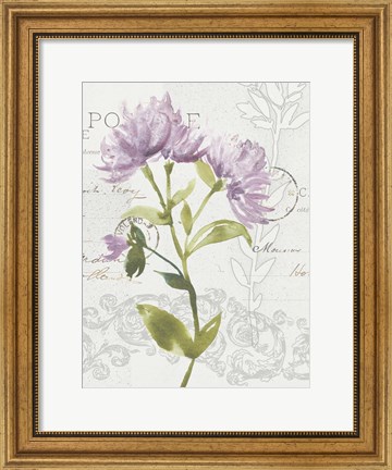 Framed Romantic Watercolor II Print