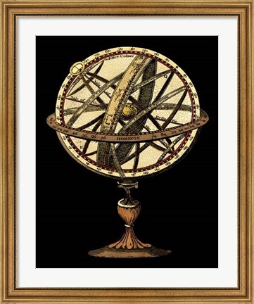 Framed Sphere of the World I Print