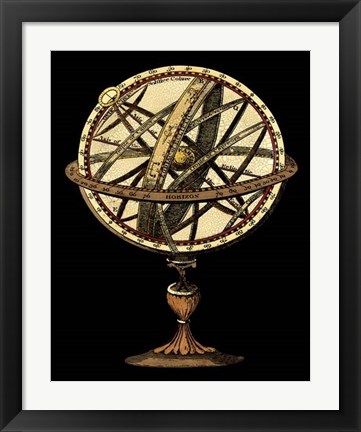 Framed Sphere of the World I Print