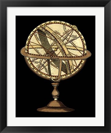 Framed Sphere of the World II Print