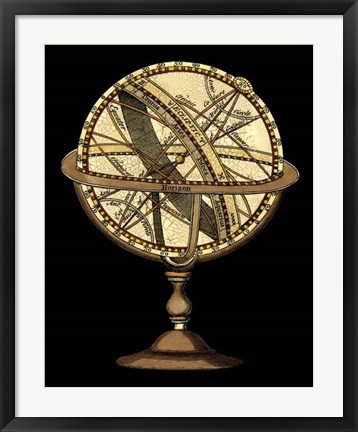 Framed Sphere of the World II Print