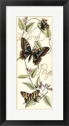 Framed Butterfly Flight I Print
