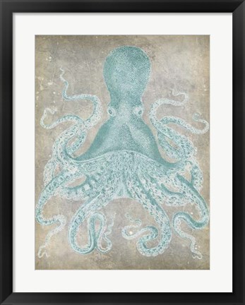 Framed Spa Octopus I Print
