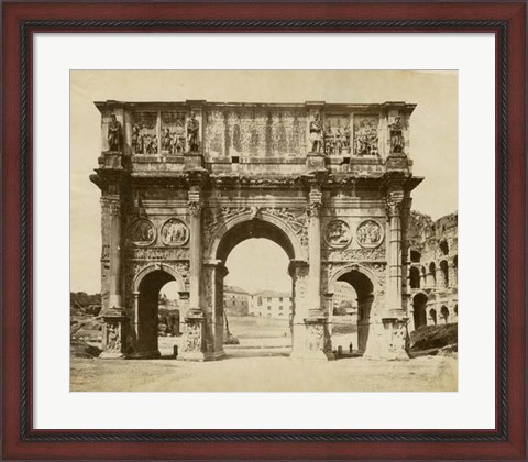 Framed Arch of Constantine Print