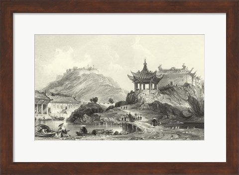 Framed Scenes in China II Print