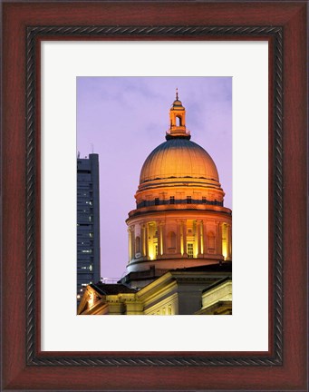 Framed Asia, Singapore, Padang. Supreme Court Building. Print