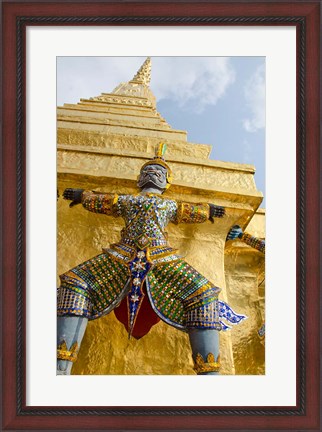 Framed Grand Palace, Upper Terrace monuments, Bangkok, Thailand Print