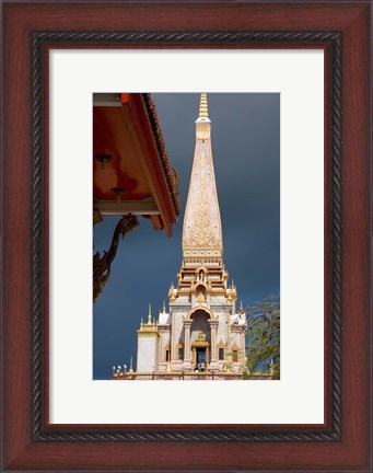 Framed Wat Chalong Buddhist Monastery, Phuket, Thailand Print