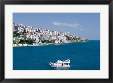 Framed Black Sea Port, Paphlagonia, Turkey Print