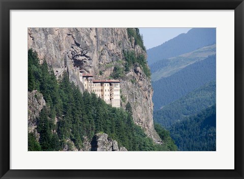 Framed Sumela Monastery, Trabzon, Turkey Print
