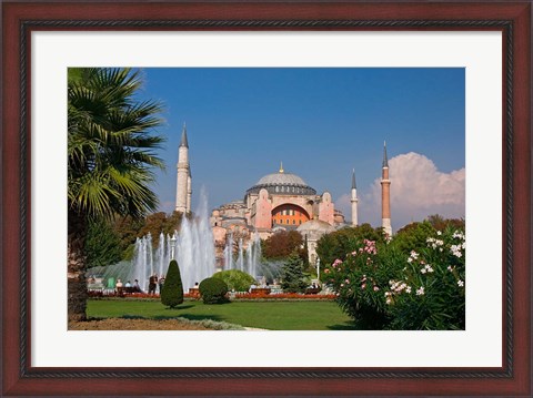Framed Hagia Sophia Mosque, Istanbul, Turkey Print