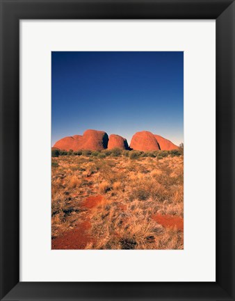 Framed Australia, Uluru Kata Tjura, Outback, The Olgas Print