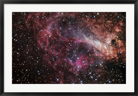 Framed Omega Nebula Print