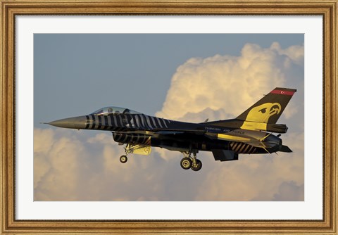 Framed Solo Turk F-16 of the Turkish Air Force Print