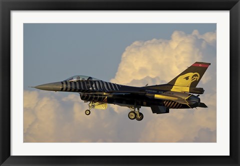 Framed Solo Turk F-16 of the Turkish Air Force Print