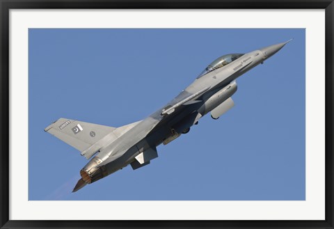 Framed F-16 of the Pakistan Air Force Print