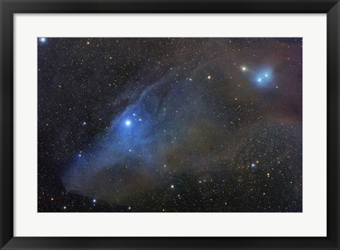 Framed Reflection complex in Scorpius Print