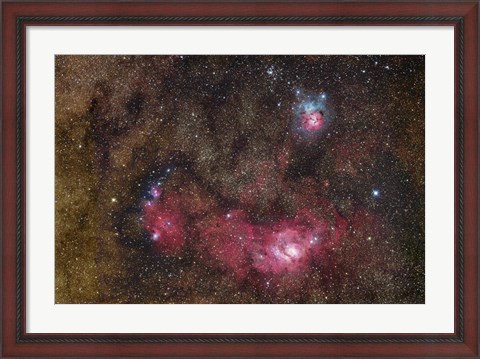 Framed Nebulosity in Sagittarius Print