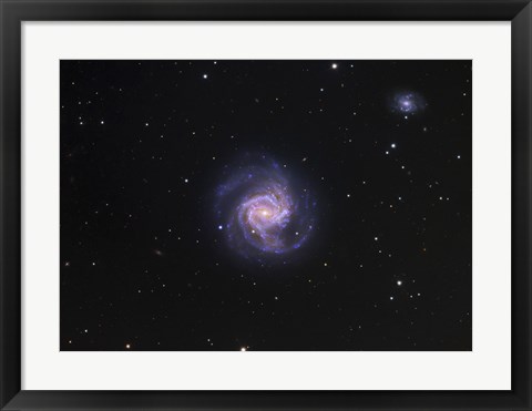 Framed Spiral Galaxy in Virgo Print