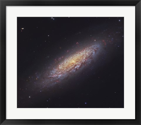 Framed Spiral Galaxy in the Constellation Draco Print