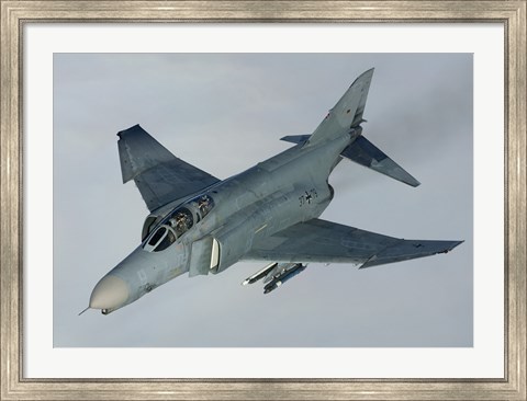 Framed Luftwaffe F-4F Phantom II (from above) Print