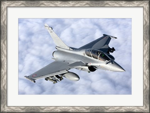 Framed Dassault Rafale B of the French Air Force Print