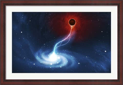 Framed Black Hole Print
