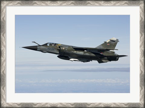 Framed Mirage F1CR of the French Air Force Print