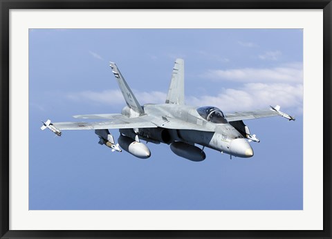 Framed CF-188A Hornet of the Royal Canadian Air Force (front view) Print