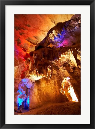 Framed Australia, NSW, Jenolan Caves, Blue Mountains, Lucas Cave Print