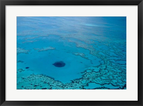 Framed Australia, Great Barrier Reef, Blue Hole Print