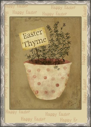 Framed Easter Thyme Print