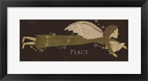 Framed Angel Peace Print