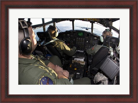 Framed Cockpit of a MC-130P Combat Shadow Print