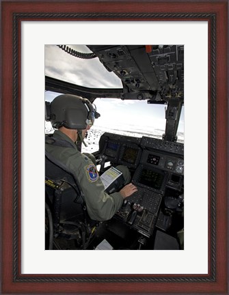 Framed Pilot in a CV-22 Osprey Print