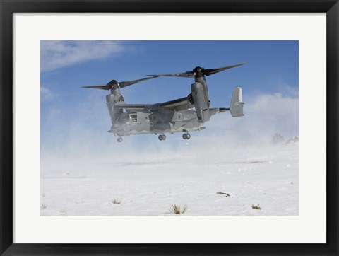Framed CV-22 Osprey Takes Off Print