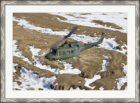 Framed UH-1N Twin Huey, New Mexico Print