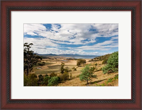 Framed Great Oyster Bay, Freycinet, Tasmania, Australia Print