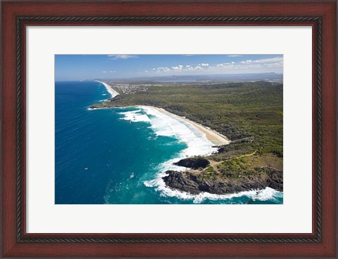 Framed Australia, Queensland, Alexandria Bay, Coastline Print