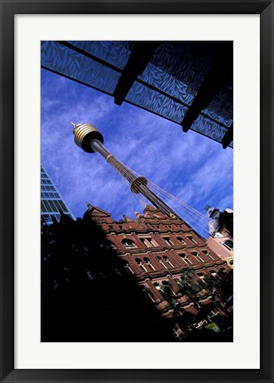 Framed AMP Tower and Highrises, Sydney, Australia Print