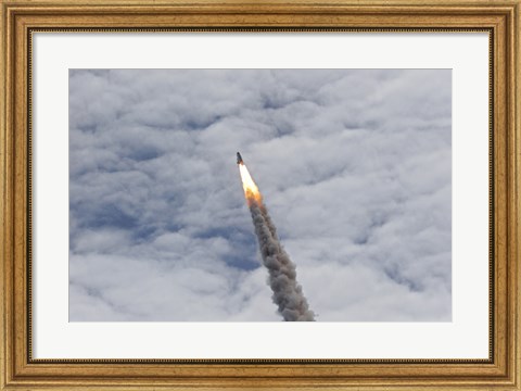 Framed Final Launch of Space Shuttle Atlantis Print