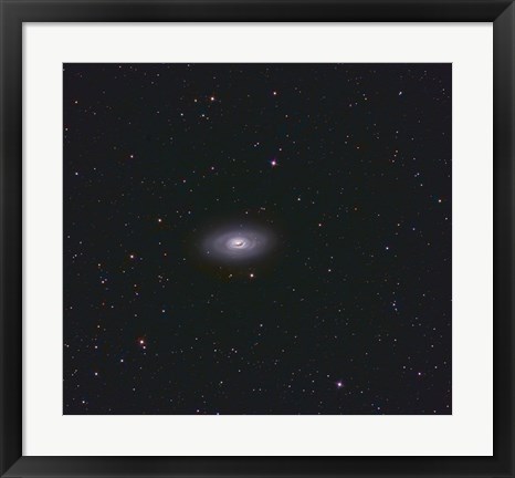 Framed Black Eye Galaxy Print